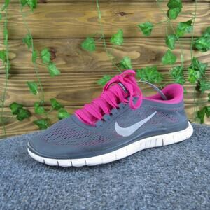 Nike Women's‎ Free 3.0 Sneaker Gray Synthetic Sz 7.5 Medium Used 2025